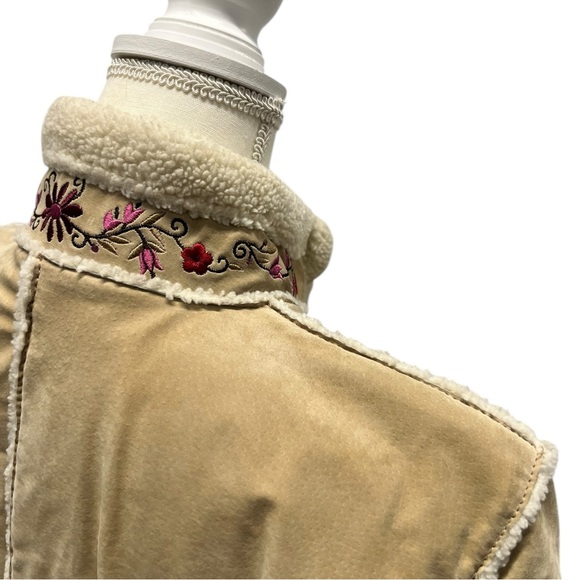 St. John’s Bay Suede boho coat - Picture 7 of 11